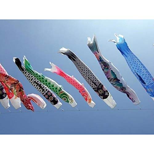VICASKY Cata-ventos De Peixe Biruta Japonesa Koinobori Biruta De Peixe Japonês Decoração De Quintal