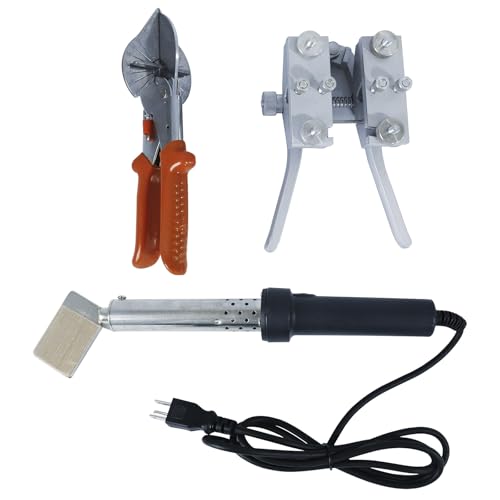 PU Round Belt Welding Machine PU Round Belt Welder Butt Machine Polyurethane Belt Welder Round Belt Welder Scissor+110V Soldering Iron+ Hot Melt Machine Clamp