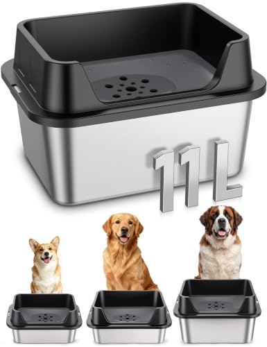 11L No Spill Dog Water Bowl with Splash Guard