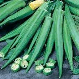 Okra, Emerald Okra semillas, orgánico, no-GMO, 25 semillas por paquete,