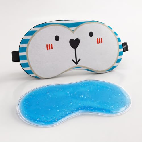 Image of Jenna Angry Ice Gel Eye Mask For Insomnia, Meditation, Puffy Eyes And Dark Circles (E Arrow Gel)