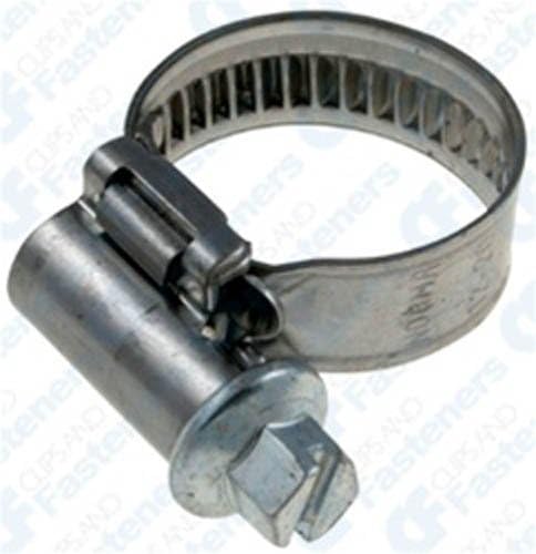 10 European Style Hose Clamps 1/2"-3/4" 12mm-20mm Range
