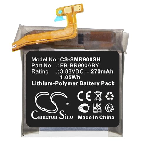 Batería de reemplazo Cameron Sino para reloj 40mm 270mAh miniatura 3
