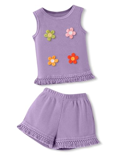 Image of Kids Toddler Girl Summer Clothes Letter Printed T-Shirt Top+ Floral Skirt 2pcs Girl's Skirt Set