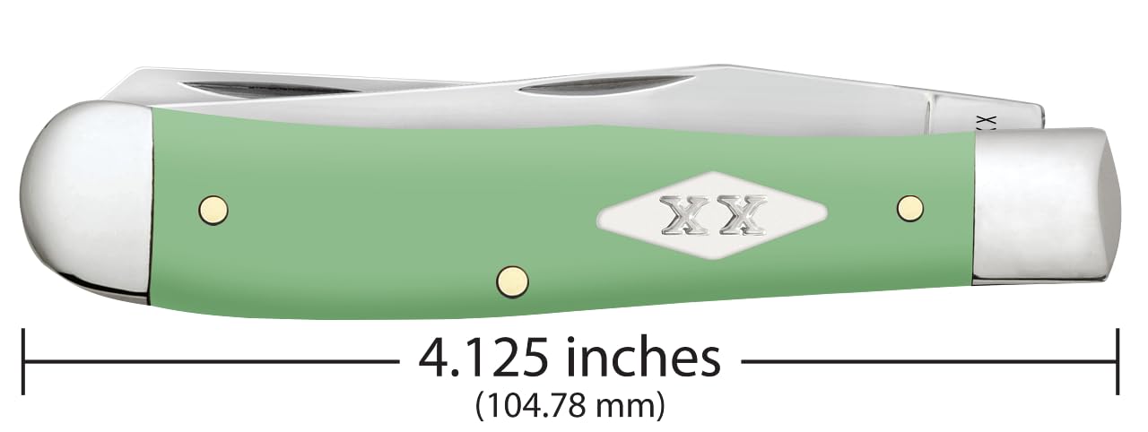 Case XX Knives Trapper Mint Green Synthetic 63830 Stainless Pocket