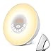 Sunrise Alarm Clock, Wake Up Light with 6 Nature Sounds, FM Radio, color Light, Bedside Sunrise Simulator (Silver)
