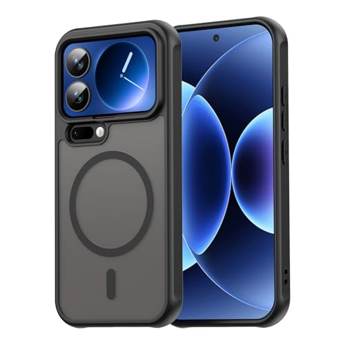 Image of Compatible with Xiaomi 17 Pro Case Cover,Compatible with MagSafe,Anti-Fall,Compatible with Xiaomi 17 Pro 5G 25098PN5AC Cell Protective Phone Case Black
