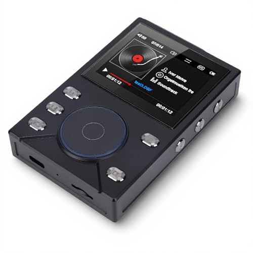 Lecteur de musique portable haute résolution PUSOKEI pour le sport et la maison 20h d'autonomie