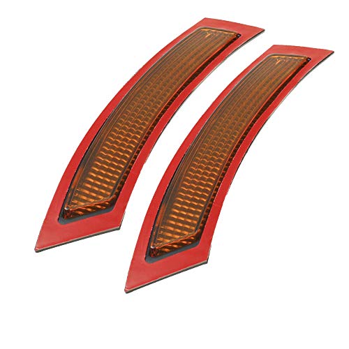 Image of Left & Right Front Side Marke Fender Bumper Reflector for E92 E93 3 Series 2Door 2007-2013 (Yellow)