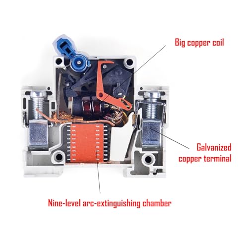 Interruptor de cortocircuito automático Tipo B para proteger baterías de alta potencia 7