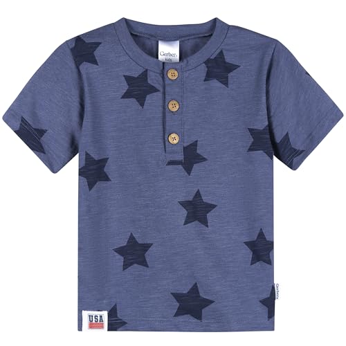 Image of Gerber Baby Boys' Toddler Boys' Shirt and Shorts Set