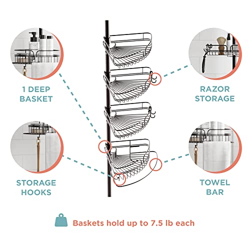 The 30 Best Zenna Home Shower Caddies of 2024 [Verified] Cherry Picks