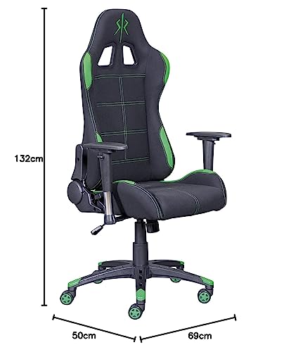 Gaming - Sedia da ufficio - Sedia ergonomica - nero e verde - Gaming Green - Sedia gaming - Immagine 2