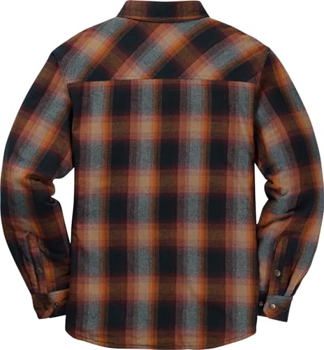 Legendary Whitetails mens Thermal Lined Shirt Jacket Plaid Flannel Polyfill Insulated3