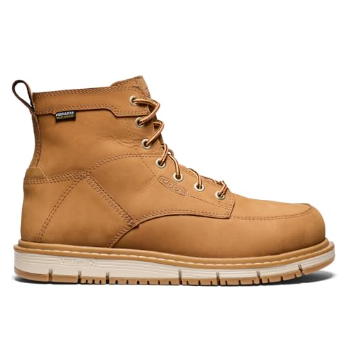 Image of KEEN Utility Men's San Jose 6 inch Alloy Toe Waterproof Wedge Work Boots