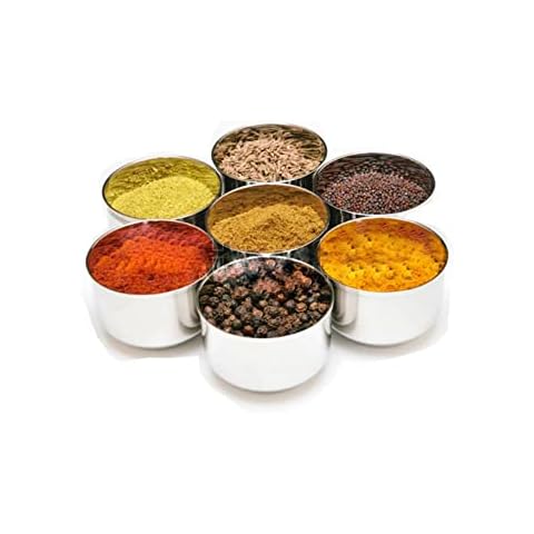 Satre Stainless Steel Spice Box Set of 7 Cover