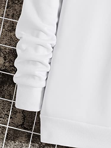 GORGLITTER Men's Bear Print Long Sleeve Sweatshirt Crewneck Casual Pullover Top4