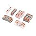 Splicing Inline Compact Conductor Docking Terminal Block Lever Quick Wire Connector Electrical Connectors Kit 28-12(100PCS with Tool)