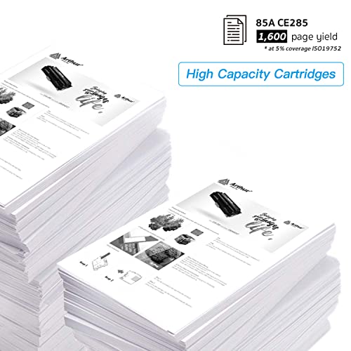 Arthur Imaging Compatible Toner Cartridge Replacement For Hewlett Packard Ce285A (Hp 85A) (Black 2-Pack) #TOP3