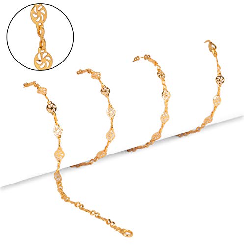 Image of Aanyacentric Brass Gold Plated and Necklace for Unisex Adult & Unisex Child