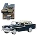 1955 Chevrolet Nomad Glacier Blue with Cream Top Estate Wagons Series 1 1/64 Diecast Model Car by Greenlight 29910 A
