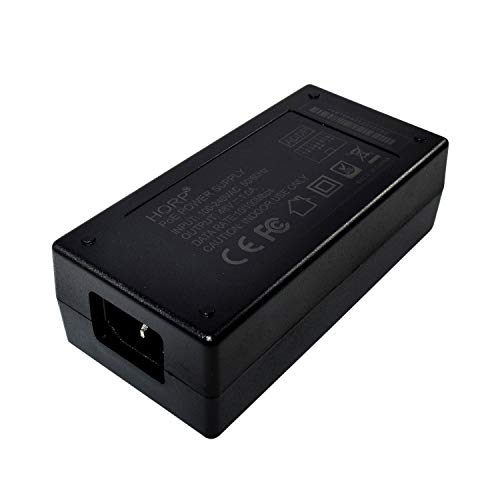 Inyector POE HQRP de 48 V según estándar IEEE 802.3at para punto de acceso TRENDnet TEW-638PAP + adaptador de clavija europea HQRP miniatura 3