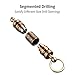 CIGARLOONG Cigar Punch Retractable and Screw Out Punch-2 Size Blades Cigar Hole Opener-Smoking Accessories (Gold1)