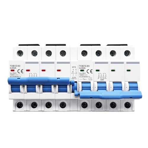 Interrupteur de transfert manuel double alimentation 4P 63A MTS