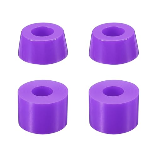 PATIKIL Skateboard Bushings, 90A PU Long-Board Truck Bushings Rebuild Kit for Skateboard Parts, Purple