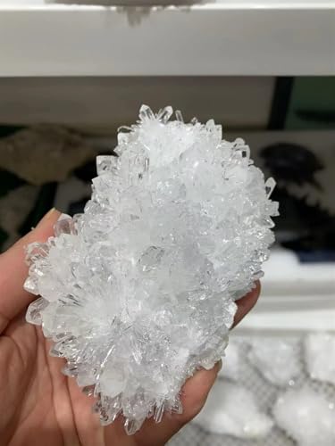 Cristal de cuarzo blanco en drusa selecta de 450-500g 6