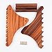 Knife Block, Natural Walnut Wood Fixed Blade Knife Collection Display Stand Holder, Knife Holder Knife Wooden Display Case for Fixed Knife Series Display, Maximum 8 Knives