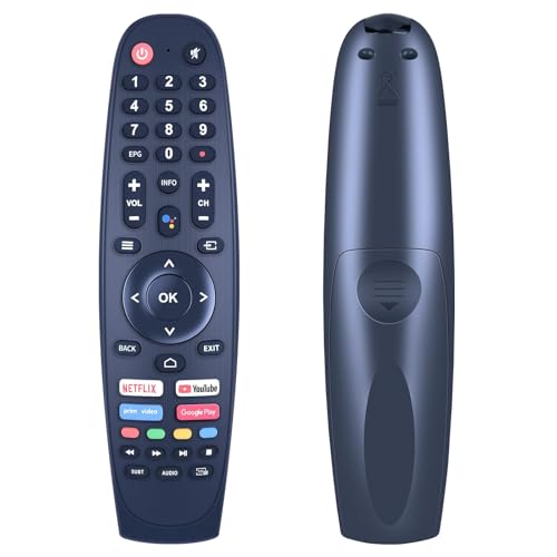 WKOLF IR Replacement Remote EC32V2HA EC40V2FA Controller Compatible with SANSUI, BLAUPUNKT, Caixun and ARRQW TVs (No Voice Function)