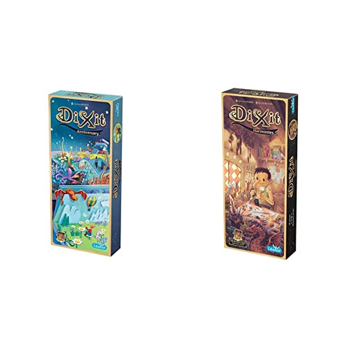 Unbox Now - Libellud Dixit Anniversary - Expansión en Español y Portugués & Libellud Dixit Harmonies - Expansión en Español y Portugués