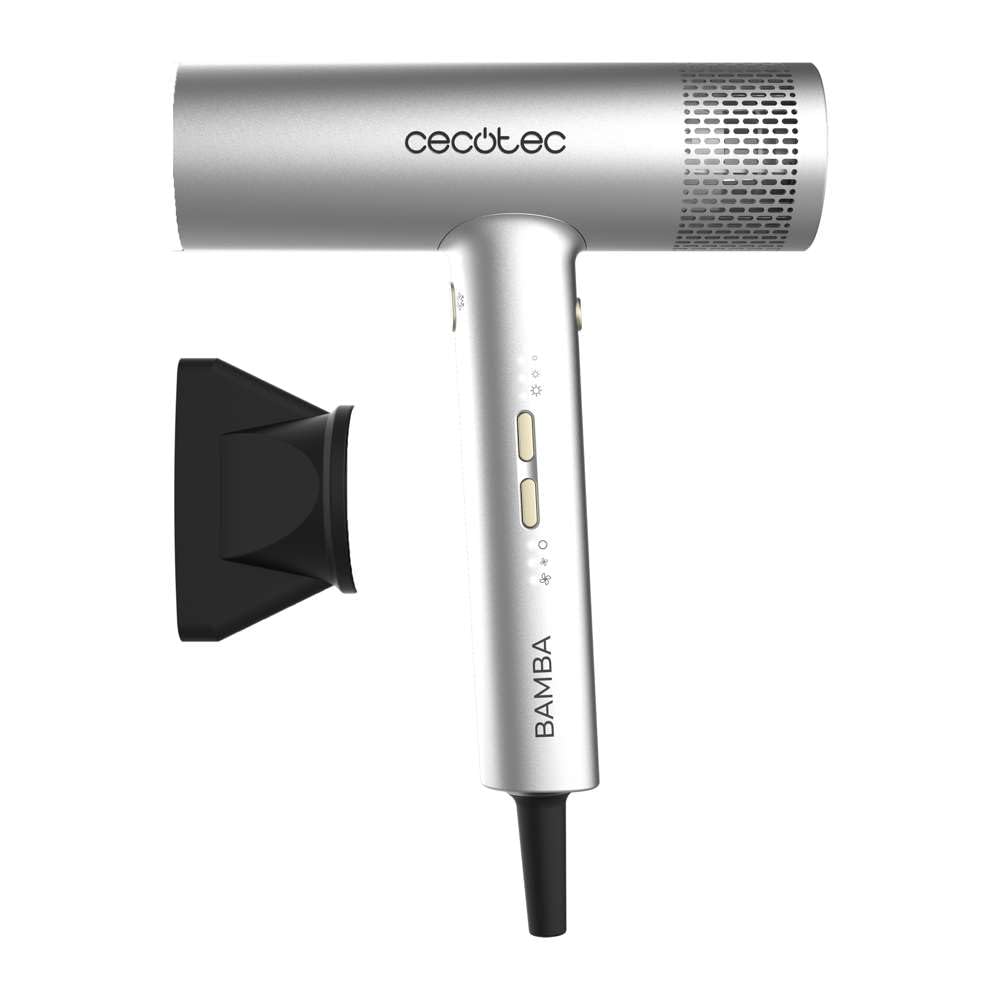 Cecotec Haartrockner BLDC-Motor IoniCare RockStar Aluminum, 2000W | Echte Ionen für Glanz, Hydration, Antifrizzeffekt Durch Ionentechnologie, Aluminium-Gehäuse für Widerstandsfähigkeit, Robust