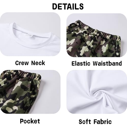 Image of Tween Girl Clothes 2 Piece Outfit Summer Short Sleeve Top + Jogger Pants Spring Fall Clothing Set Size 4-14 Years