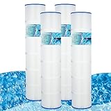 Real Fancy CCP520 Pool Filter Cartridges Replaces Unicel C-7472, R173578, PCC130, Filbur FC-1978, Ultral-A7, 178585, 817-0131, 125 Sq. Ft, L x OD: 32 1/16'x7', 4 Pack