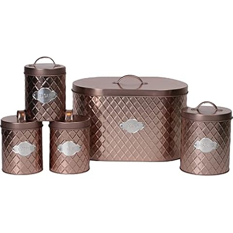 NEO+ Juego de Latas de Cocina con Detalles de Diamante en Relieve Cover