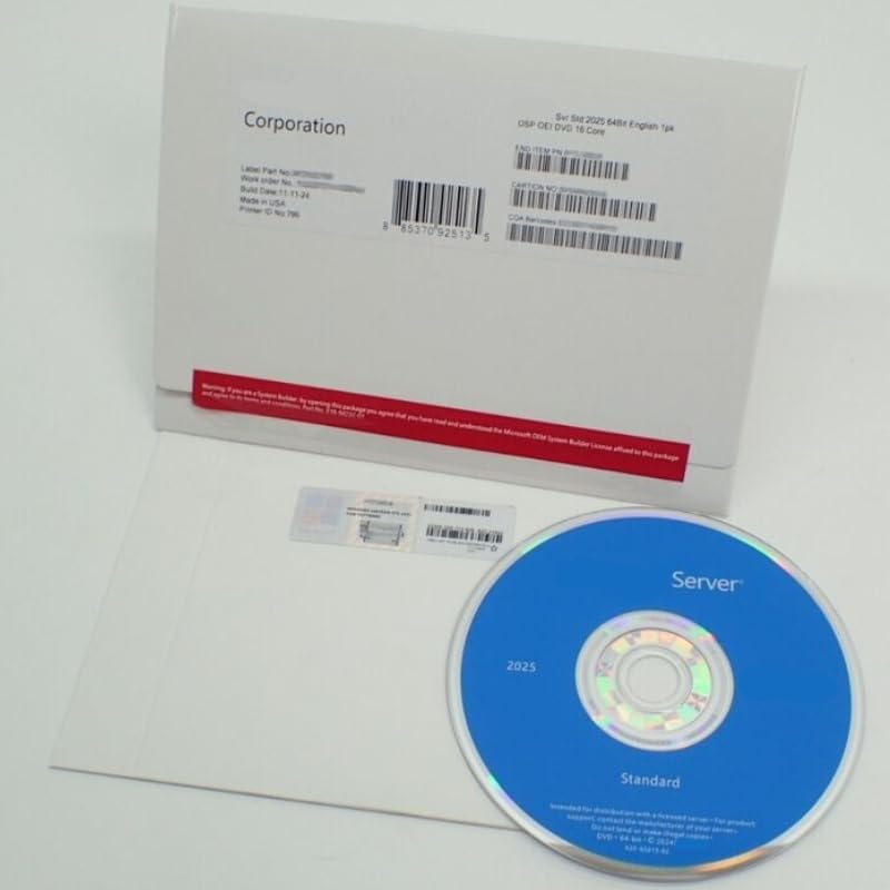 gigamediagroup server 2025 standard 16 core oem english version new