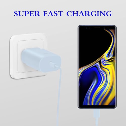image for GUUSMART Type C Charger, 2-Pack 25W Type C Fast Charging Block with 6f