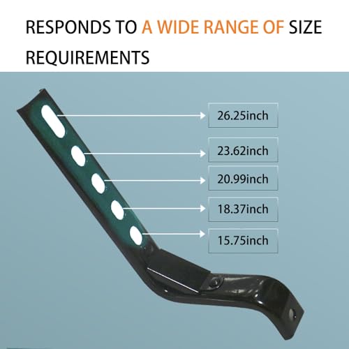 Image of Adjustable Training Wheels for Bike Fits 12 /14 /16 /18 /20 Inch Bikes Bicycle Training Wheels for Stabilizer Training, 1 Pair.(black)