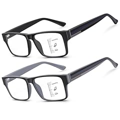 Progressive Thick Temples & Top is Not 0 (3ft Vision Range) - Black and Grey
