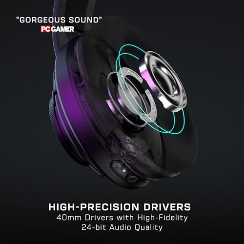 Turtle Beach Atlas Air Casque Gaming Ouvert Sans fil w/ Audio Haute Fidélité 24 bits, Micro de Qualité Diffusion, Coussinets en Mousse à Mémoire de Forme et Bluetooth pour PC, PS5, PS4 et Mobile – Image 4