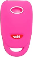 Vista 3 de Funda inteligente de silicona para llavero remoto compatible con Hyundai Accent Elantra Genesis Sonata Kia Forte Optima Rondo Sorento Spectra.