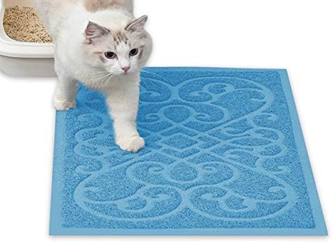 PetLike Cat Litter Mat Waterproof Large Kitty Litter Mat, Traps Litter from Box and Paws, Phthalate Free, 35"x24" 30"x18" 47"x35", 3 Sizes Mat for Litter Box, Soft on Kitty Paws