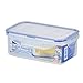 LocknLock Easy Essentials Food Storage lids/Airtight containers, BPA Free, Butter-25 oz, Clear