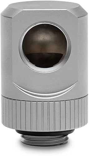 EKWB EK-Torque - Racor giratorio en ángulo de 90 grados, titanio satinado disponible en Yaxa Colombia