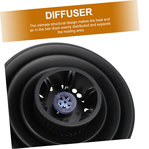 SUPVOX 1 De Difusores De Ventilador Dobrável De Silicone Para Cabelos Cacheados Difusor Para Casa Di