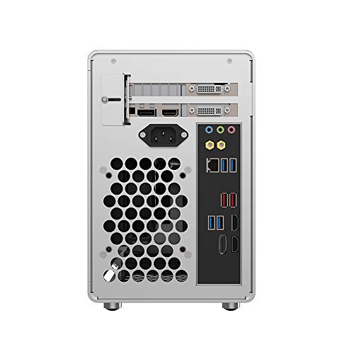 Mini Itx Case, Aluminum Pc Case Silver, Desktop Diy Computer Chassis 240Water Cooling/Air Cooling Sfx Power Type C Case With Black Tempered Glass Panel… #TOP5