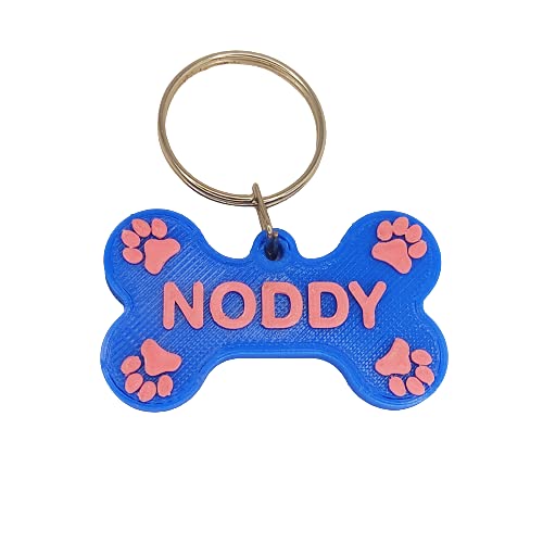 Colourful Pets Name/Identity Tag for Dogs and Cats (Customisable) (Blue & Pink) (B098FG42G4) Amazon Price History, Amazon Price Tracker