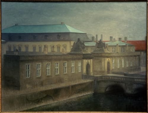 Lienzo Schloss Christiansborg Vilhelm Hammershoi para decorar salones modernos y estudios